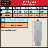 Mercer Chiefs Special Store Cut and Sew Tech Socks