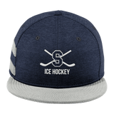 Midd South Hockey New Era Shadow Heather Striped Flat Bill Snapback Cap
